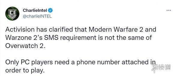 华为手机号不能绑定
:动视澄清《COD:现代战争2》只有PC端才要绑定手机号